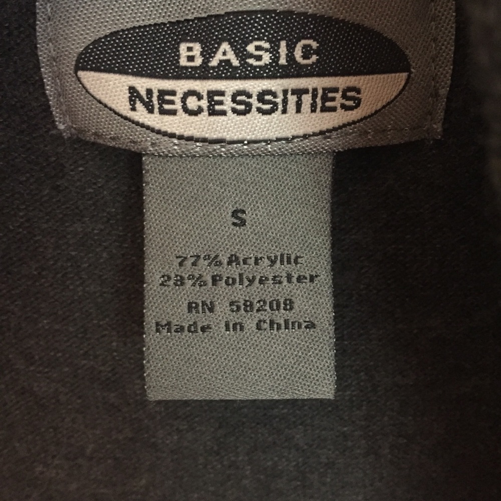 Basic Necessities Long Vest, Size S - image 4